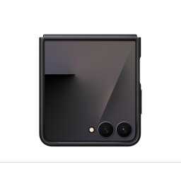 Samsung Vegán bőr védőborító Flip7 fekete