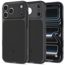 Spigen Ultra Hybrid T MagFit Apple iPhone 18 Pro Max / 17 Pro Max tok, MagSafe, Matte Black, fekete