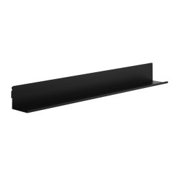 JOANNE Fali Polc Black RAL 9005 W1200