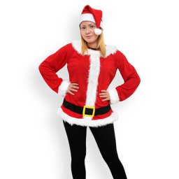 Mikulás jelmez szett - 2 részes - unisex