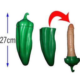 Diablo Picante - zldpaprika alak pniszfigura