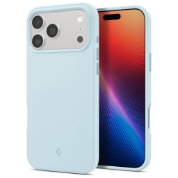 Spigen Silicone Fit MAG MagSafe tok iPhone 17 Pro Max készülékhez Kék