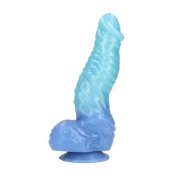 Fiction Cock Dildó Fantázia, vízálló 18 cm kék silikon