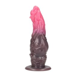 Fiction Cock Dildó Fantazyjneszilikon vízálló 21 cm piros-fekete