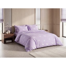 Pamut ágynemű LILAC MEADOW lila Ágyneműhuzat mérete: 70 x 80 cm | 140 x 200 cm