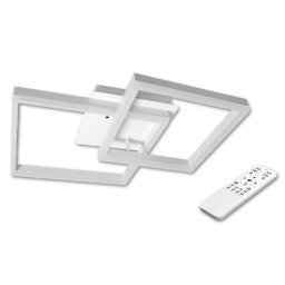 MasterLED Galaxis Herkules 70 W-os, 54x54 cm fehér LED távirányítós mennyezeti lámpa