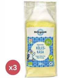 BiOrganik Bio instant gluténmentes köleskása TRIO 3X200 g