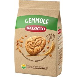 BALOCCO Reggeliző keksz, teljes kiőrlésű, 350 g BALOCCO "Gemmole"