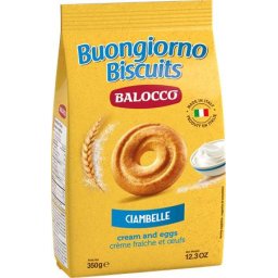 BALOCCO Reggeliző keksz, 350 g BALOCCO "Ciambelle"