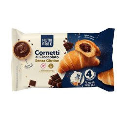 NUTRIFREE Croissant, glutén- és laktózmentes, 4x60 g, NUTRIFREE "Cornetti al Cioccolato", csokoládéval töltött