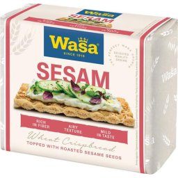 WASA Ropogós kenyér, rozslisztből, 200 g, WASA "Sesamo" szezámmagos
