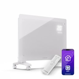 Klarstein Bornholm Smart 1500, konvektoros fűtőtest, 1500W, WiFi, LED, IP24 (ACO14_Bornholm_1500W)