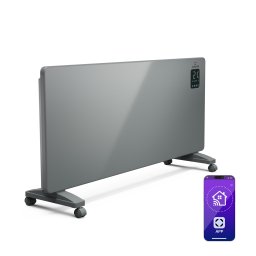Klarstein Bansin Smart 2500 konvektoros hősugárzó, 2500 W, Alkalmazás, 5- 50 °C, LED kijelző, Érintőképernyő (ACO14-Bansin2500WG)