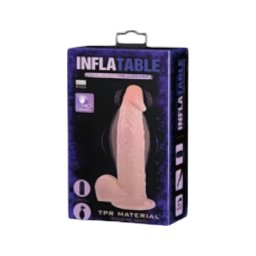 Baile Inflatable - felfújható élethű vibrátor (testszínű)