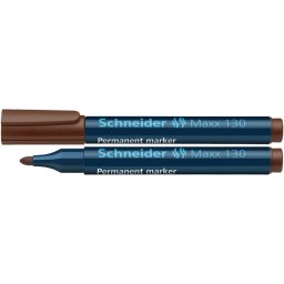 Alkoholos marker 1-3mm, kerek vg Schneider Maxx 130 barna