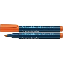 Alkoholos marker 1-3mm, kerek vg Schneider Maxx 130 narancssrga