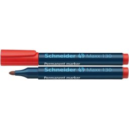 Alkoholos marker 1-3mm, kerek vg Schneider Maxx 130 piros