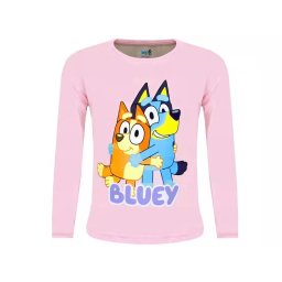 Bluey Hug Pink gyerek hosszú póló, felső 3 év / 98 cm