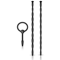 3 db-os csomag – hosszú húgycsőpálcák és dugó (27 cm)