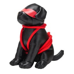 Faux Dog Rover – 24 cm fekete vibrátor