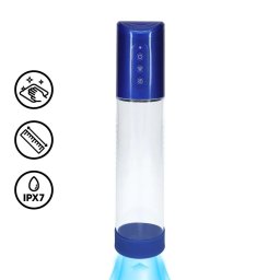 Hyperpump – prémium péniszpumpa kék, 20 x 5,8 cm