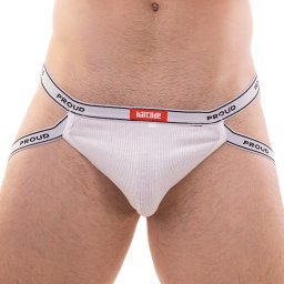 Rib Jock – stílusos felnőtt fehér boxer