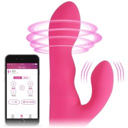 Lovense Nora – okos rabbit vibrátor 12 cm hosszú