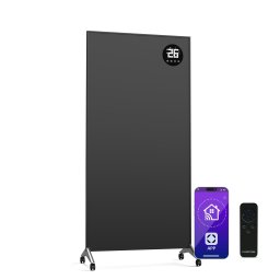 Klarstein Wonderwall Smart Bornholm infravörös hősugárzó, 1200 W, Intelligens vezérlés, falra szerelés, LED-Kijelző (ACO14-KlWwBh-1200WBl)