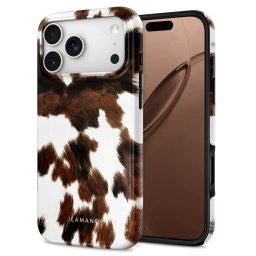 Tech-Protect Lamano Apple iPhone 18 Pro Max / 17 Pro Max hátlap tok, MagSafe, Soft Herd, tehénminta