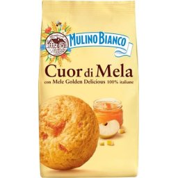 MULINO BIANCO Keksz, 250 g, MULINO BIANCO "Cuor di Mela", almadzsemmel töltött