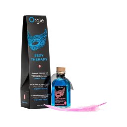 Orgie Sexy Therapy - masszázsolaj szett - vattacukor