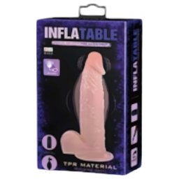 Baile Inflatable - felfújható élethű vibrátor (testszínű)