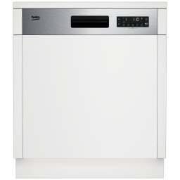 Beko BDSN28530X beépíthető félig integrált 15 terítékes mosogatógép