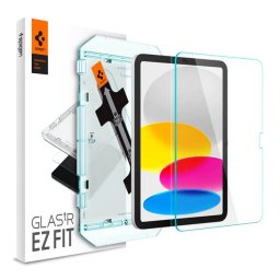 SPIGEN EZ FIT képernyővédő üveg (2.5D, tokbarát, ultravékony, 0.2mm, 9H + segédkeret) ÁTLÁTSZÓ Apple IPAD 11 (2025), IPAD 10.9 (2022)