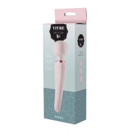 Vivre Wand vibrátor 7 ritmus, 3 sebesség 18,2 cm rózsaszín