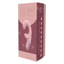 Glam Vibrátor Duo rugalmas, 2 motoros, 7 ritmus, 3 sebesség 17,1 cm fekete