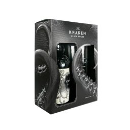 Kraken Black Spiced Rum 1L 40% pdd. + pohár