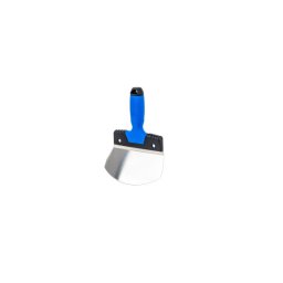 Spatula Kubala 0540, anyag vödörből való kivételéhez, lekerekített, rozsdamentes acél, műanyag, 30x2