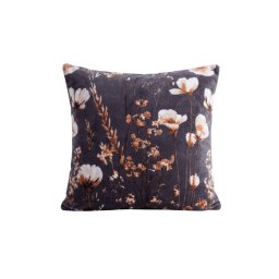 Kétoldalas Párnahuzat DUO SENSE ARVENA 45x45 cm mikroplüss/flanel, sötétszürke