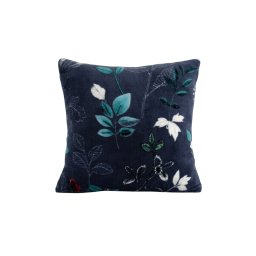 Kétoldalas párnahuzat DUO SENSE NOCTIFLORA 45x45 cm mikroplüss/flanel, sötétkék