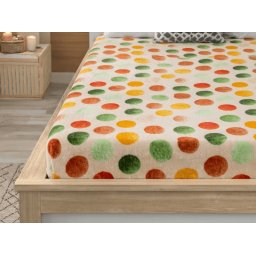 Mikroplüss lepedő DOTELLA 200x200 cm színes