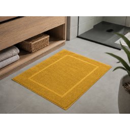 Hotel fürdőszobaszőnyeg COMFORT COLOR 50 x 75 cm, mustár