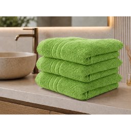 CLASSIC COLOR fürdőlepedő 70 x 140 cm zöld, 100% pamut
