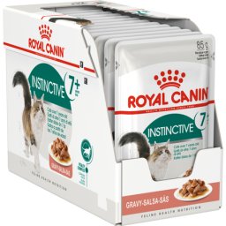 Royal Canin Instinctive 7+ Gravy - Idősödő macska szószos nedves táp (24 x 85 g) 2.04kg