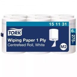 Tork Advanced Középmag-adagolású törlőpapír, 1 réteg, 275,0 m, fehér