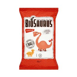 Biopont BioSaurus Babe bio kukoricás snack ketchupos 50g