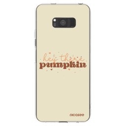 Átlátszó szilikon tok az alábbi mobiltelefonokra Samsung Galaxy S8 G950F - Hey there pumpkin