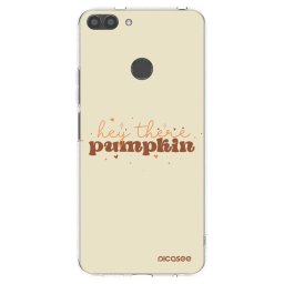 Átlátszó szilikon tok az alábbi mobiltelefonokra Huawei P Smart - Hey there pumpkin