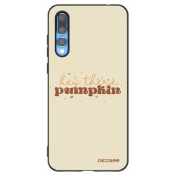 Fekete szilikon tok az alábbi mobiltelefonokra Huawei P20 Pro - Hey there pumpkin