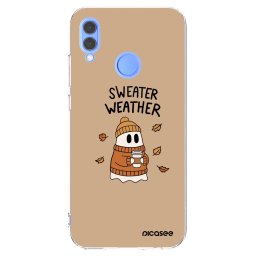 Átlátszó szilikon tok az alábbi mobiltelefonokra Huawei P Smart 2019 - Sweater ghost